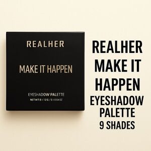 RealHer “Make It Happen” Eyeshadow Palette – 9 Shades